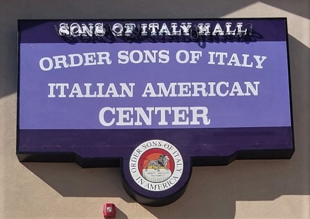 Sons of Italy Sign
